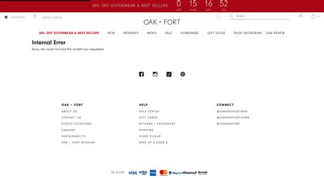 oak and fort website.